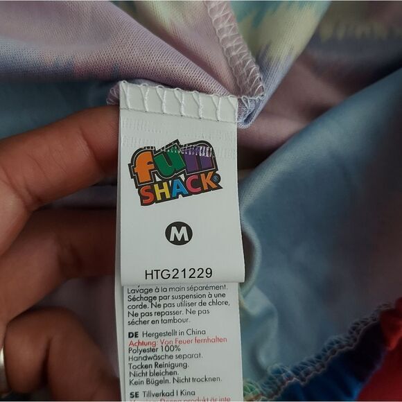 Fun Shack 70s Hippie Flare Costume Pants, Bell Bottoms Medium - Picture 3 of 6